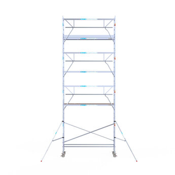 Euroscaffold Euroscaffold Euro rolsteiger 75x305 9,2m werkhoogte enkele voorloopleuning Carbon