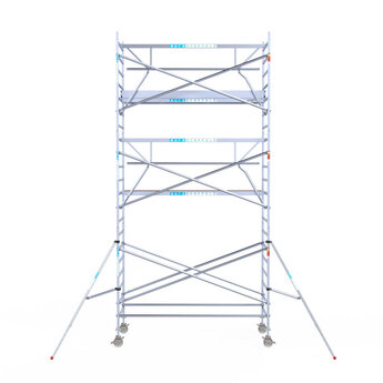 Euroscaffold Euroscaffold Euro rolsteiger 135x305 7,2m werkhoogte enkele voorloopleuning