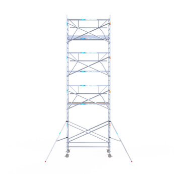 Euroscaffold Euroscaffold Euro rolsteiger 135x250 9,2m werkhoogte enkele voorloopleuning