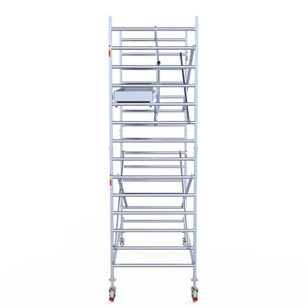 Euroscaffold Euroscaffold Euro rolsteiger 135x305 5,2m werkhoogte enkele voorloopleuning Carbon