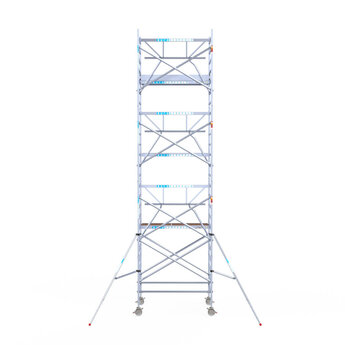 Euroscaffold Euroscaffold Euro rolsteiger 135x190 8,2m werkhoogte enkele voorloopleuning Carbon