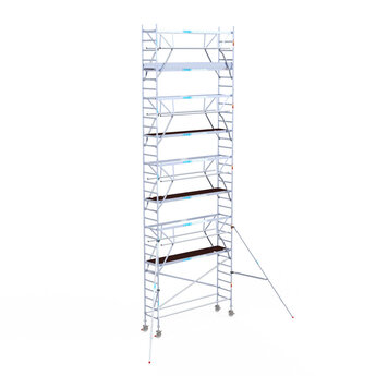 Euroscaffold Euroscaffold Euro rolsteiger 75x305 10,2m werkhoogte dubbele voorloopleuning Carbon