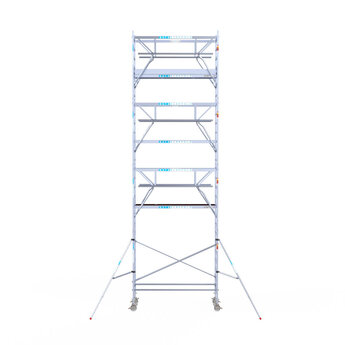 Euroscaffold Euroscaffold Euro rolsteiger 90x250 9,2m werkhoogte dubbele voorloopleuning