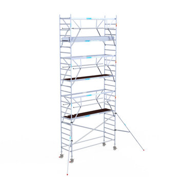 Euroscaffold Euroscaffold Euro rolsteiger 90x305 8,2m werkhoogte dubbele voorloopleuning Carbon