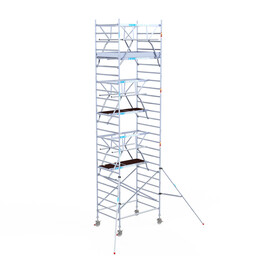 Euroscaffold Euroscaffold Euro rolsteiger 135x190 8,2m werkhoogte dubbele voorloopleuning