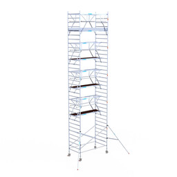 Euroscaffold Euroscaffold Euro rolsteiger 135x250 11,2m werkhoogte dubbele voorloopleuning