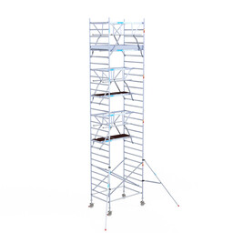 Euroscaffold Euroscaffold Euro rolsteiger 135x190 9,2m werkhoogte dubbele voorloopleuning Carbon