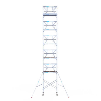 Euroscaffold Euroscaffold Euro rolsteiger 135x190 13,2m werkhoogte dubbele voorloopleuning Carbon