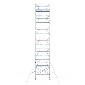 Euroscaffold Euroscaffold Euro rolsteiger 135x250 14,2m werkhoogte dubbele voorloopleuning Carbon