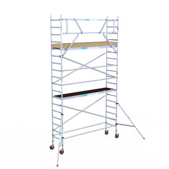 Euroscaffold Rolsteiger Basis 75 x 305 x 6,2 meter werkhoogte met lichtgewicht platform