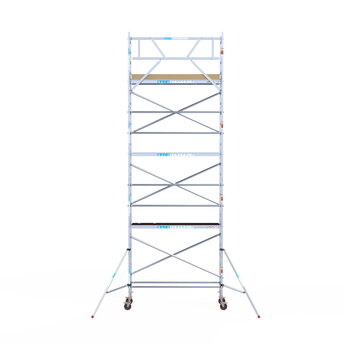 Euroscaffold Rolsteiger Basis 75 x 250 x 8,2 meter werkhoogte met lichtgewicht platform