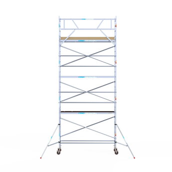 Euroscaffold Rolsteiger Basis 75 x 305 x 8,2 meter werkhoogte met lichtgewicht platform