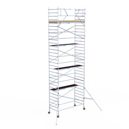 Euroscaffold Rolsteiger Basis 135 x 305 x 10,2 meter werkhoogte met lichtgewicht platform