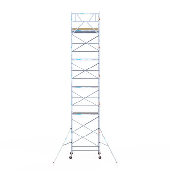 Euroscaffold Rolsteiger Basis 135 x 190 x 11,2 meter werkhoogte met lichtgewicht platform