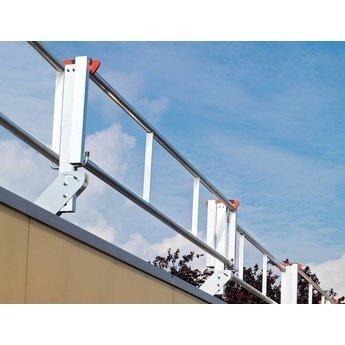 RSS dakrandbeveiliging RSS dakrandbeveiliging plat dak complete set 8 meter
