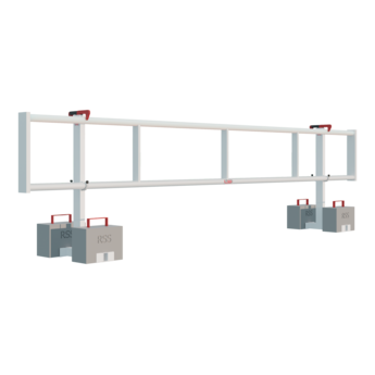 RSS dakrandbeveiliging RSS Dakrandbeveiliging Plat dak Compact (60 cm) set 8 meter