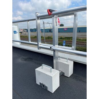 RSS dakrandbeveiliging RSS Dakrandbeveiliging Plat dak Compact (60 cm) set 8 meter