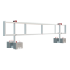 RSS dakrandbeveiliging RSS Dakrandbeveiliging Plat dak Compact (60 cm) set 4 meter