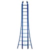 DAS 3 delige ladder 3x14 treden (blauwe gecoat)