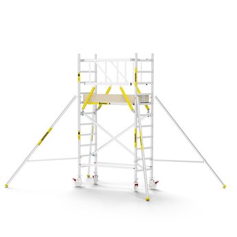 Panthera Panthera PRO met dubbele voorloopleuning 75x185x4,2m werkhoogte