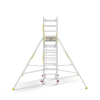 Panthera Panthera PRO met dubbele voorloopleuning 75x185x4,2m werkhoogte carbon vloer
