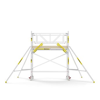 Panthera Panthera PRO met dubbele voorloopleuning 75x245x4,2m werkhoogte carbon vloer