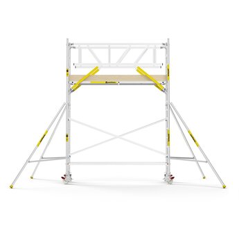 Panthera Panthera PRO met dubbele voorloopleuning 75x305x5,2m werkhoogte carbon vloer