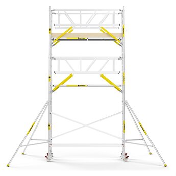 Panthera Panthera PRO met dubbele voorloopleuning 75x305x7,2m werkhoogte carbon vloer