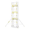 Panthera Panthera PRO met dubbele voorloopleuning 75x185x8,2m werkhoogte carbon vloer