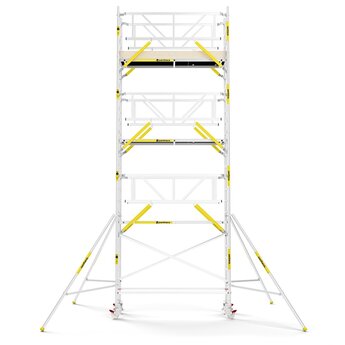 Panthera Panthera PRO met dubbele voorloopleuning 75x245x8,2m werkhoogte carbon vloer