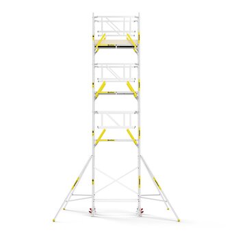 Panthera Panthera PRO met dubbele voorloopleuning 75x185x9,2m werkhoogte carbon vloer