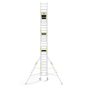 Panthera Panthera PRO met dubbele voorloopleuning 75x245x9,2m werkhoogte carbon vloer
