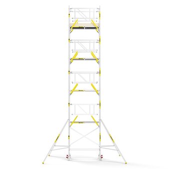 Panthera Panthera PRO met dubbele voorloopleuning 75x185x10,2m werkhoogte carbon vloer