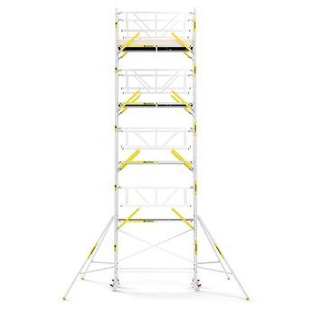 Panthera Panthera PRO met dubbele voorloopleuning 75x245x10,2m werkhoogte carbon vloer
