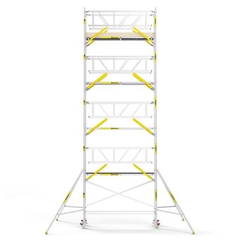 Panthera Panthera PRO met dubbele voorloopleuning 75x305x10,2m werkhoogte carbon vloer