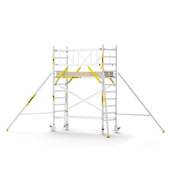 Panthera Panthera PRO met dubbele voorloopleuning 90x245x4,2m werkhoogte carbon vloer