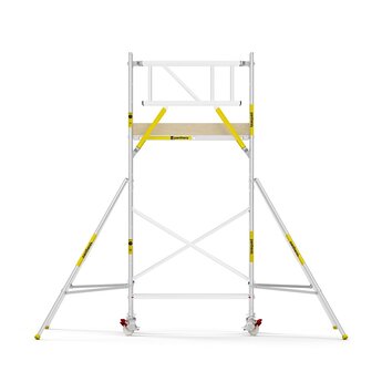 Panthera Panthera PRO met dubbele voorloopleuning 90x185x5,2m werkhoogte carbon vloer