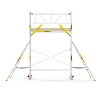 Panthera Panthera PRO met dubbele voorloopleuning 90x245x5,2m werkhoogte carbon vloer