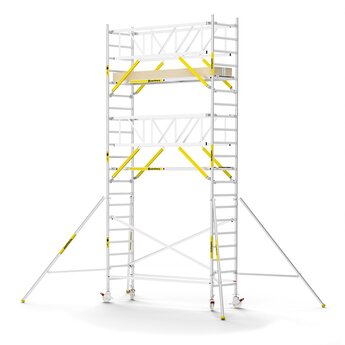 Panthera Panthera PRO met dubbele voorloopleuning 90x305x7,2m werkhoogte carbon vloer