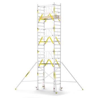Panthera Panthera PRO met dubbele voorloopleuning 90x185x8,2m werkhoogte carbon vloer