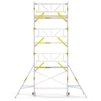Panthera Panthera PRO met dubbele voorloopleuning 90x245x8,2m werkhoogte carbon vloer