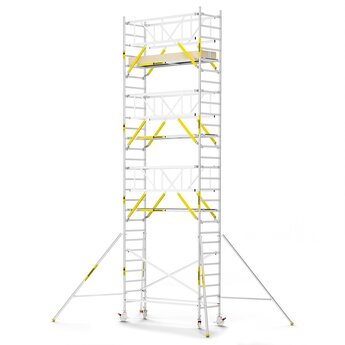 Panthera Panthera PRO met dubbele voorloopleuning 90x245x9,2m werkhoogte carbon vloer
