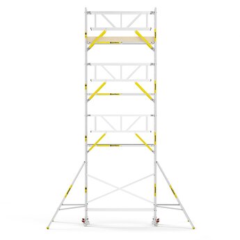 Panthera Panthera PRO met dubbele voorloopleuning 90x245x9,2m werkhoogte carbon vloer