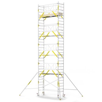 Panthera Panthera PRO met dubbele voorloopleuning 90x245x10,2m werkhoogte carbon vloer