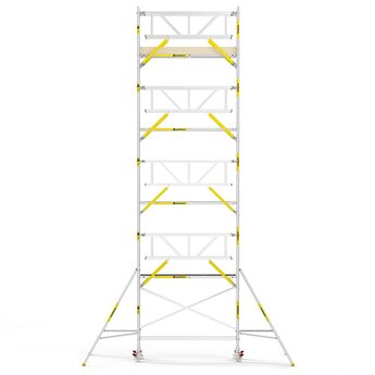 Panthera Panthera PRO met dubbele voorloopleuning 90x245x10,2m werkhoogte carbon vloer