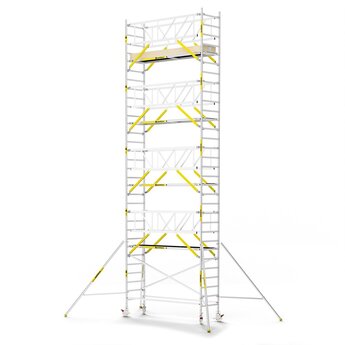 Panthera Panthera PRO met dubbele voorloopleuning 90x305x10,2m werkhoogte carbon vloer