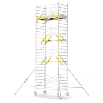 Panthera Panthera PRO met dubbele voorloopleuning 135x245x9,2m werkhoogte carbon vloer