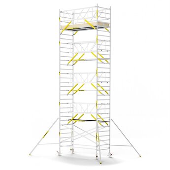Panthera Panthera PRO met dubbele voorloopleuning 135x305x10,2m werkhoogte carbon vloer
