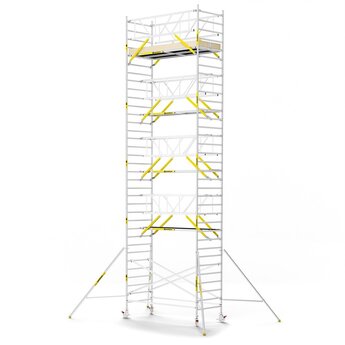 Panthera Panthera PRO met dubbele voorloopleuning 135x305x11,2m werkhoogte carbon vloer