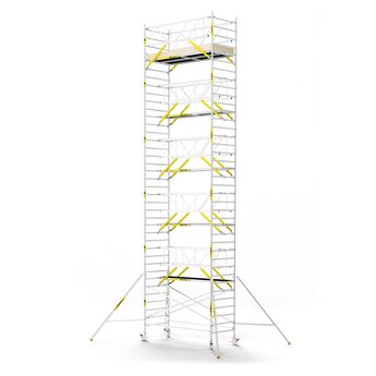 Panthera Panthera PRO met dubbele voorloopleuning 135x305x12,2m werkhoogte carbon vloer